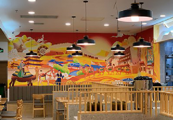 全州县商业空间彩绘介绍。