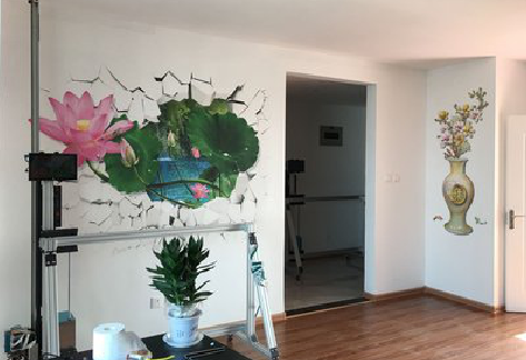 全州县墙体彩绘相比墙纸的优势。