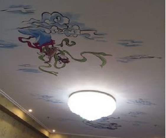 全州县如何快速绘制天花板上的手绘墙？